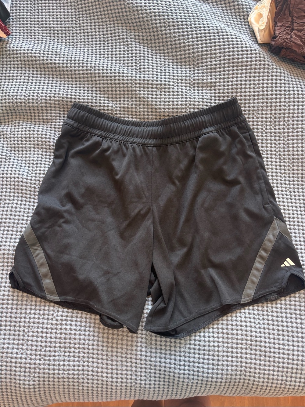 Women's Black Athletic Shorts - Performance Running Shorts (Adidas)